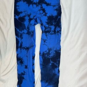 Lululemon Athletica Navy/Blue patterned Leggings